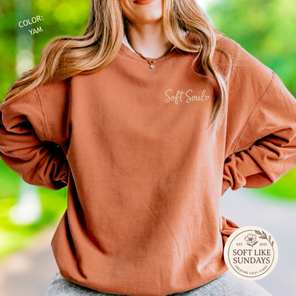 Soft Soul | Cozy Crewneck Sweatshirt