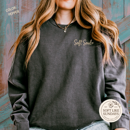 Soft Soul | Cozy Crewneck Sweatshirt