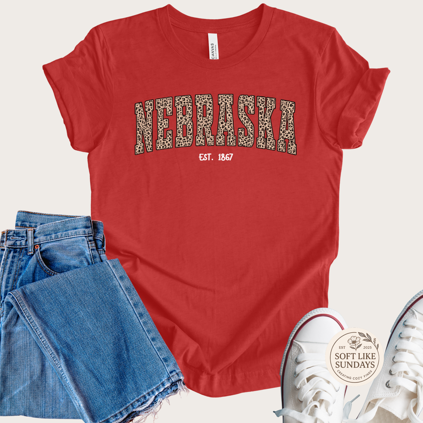Leopard Nebraska Tee