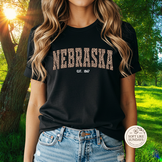Leopard Nebraska Tee