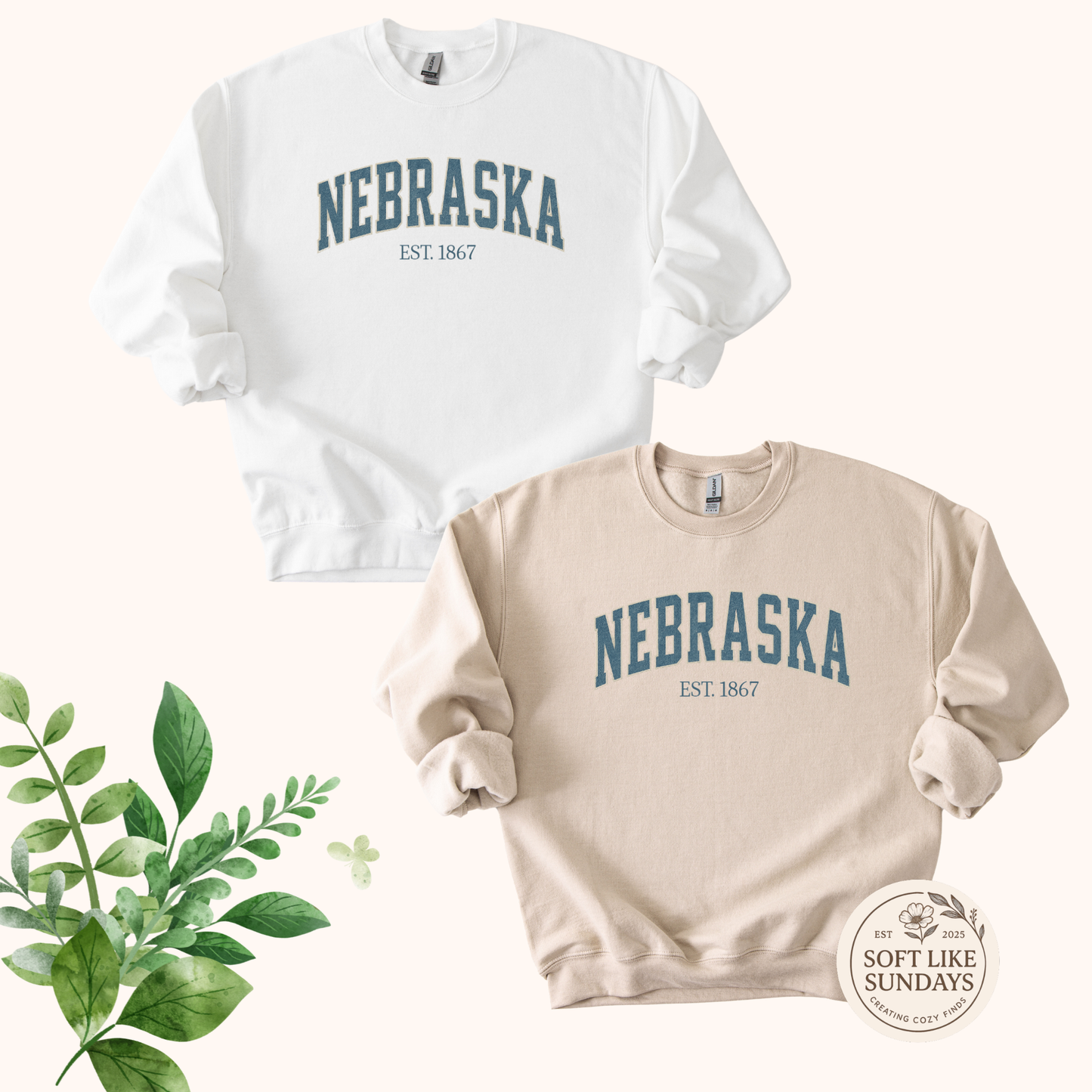 Nebraska Heritage Crewneck (Light Edition)