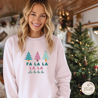 Fa La La Christmas Tree Crewneck