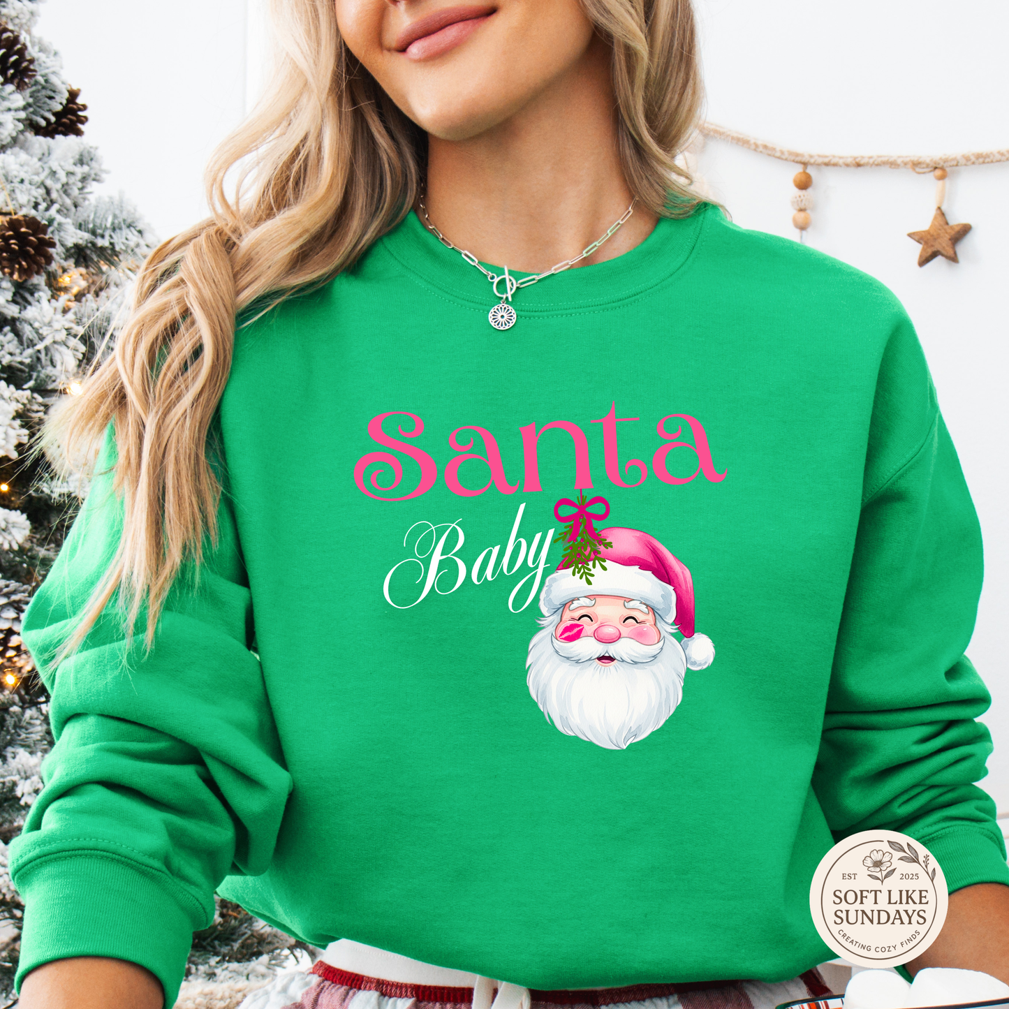 Santa Baby Crewneck Sweatshirt