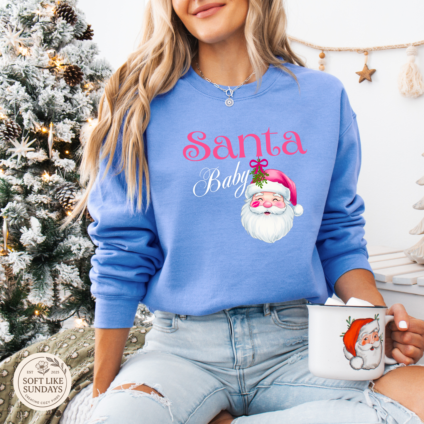 Santa Baby Crewneck Sweatshirt