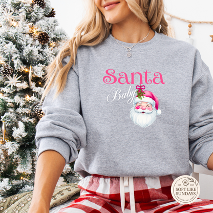 Santa Baby Crewneck Sweatshirt