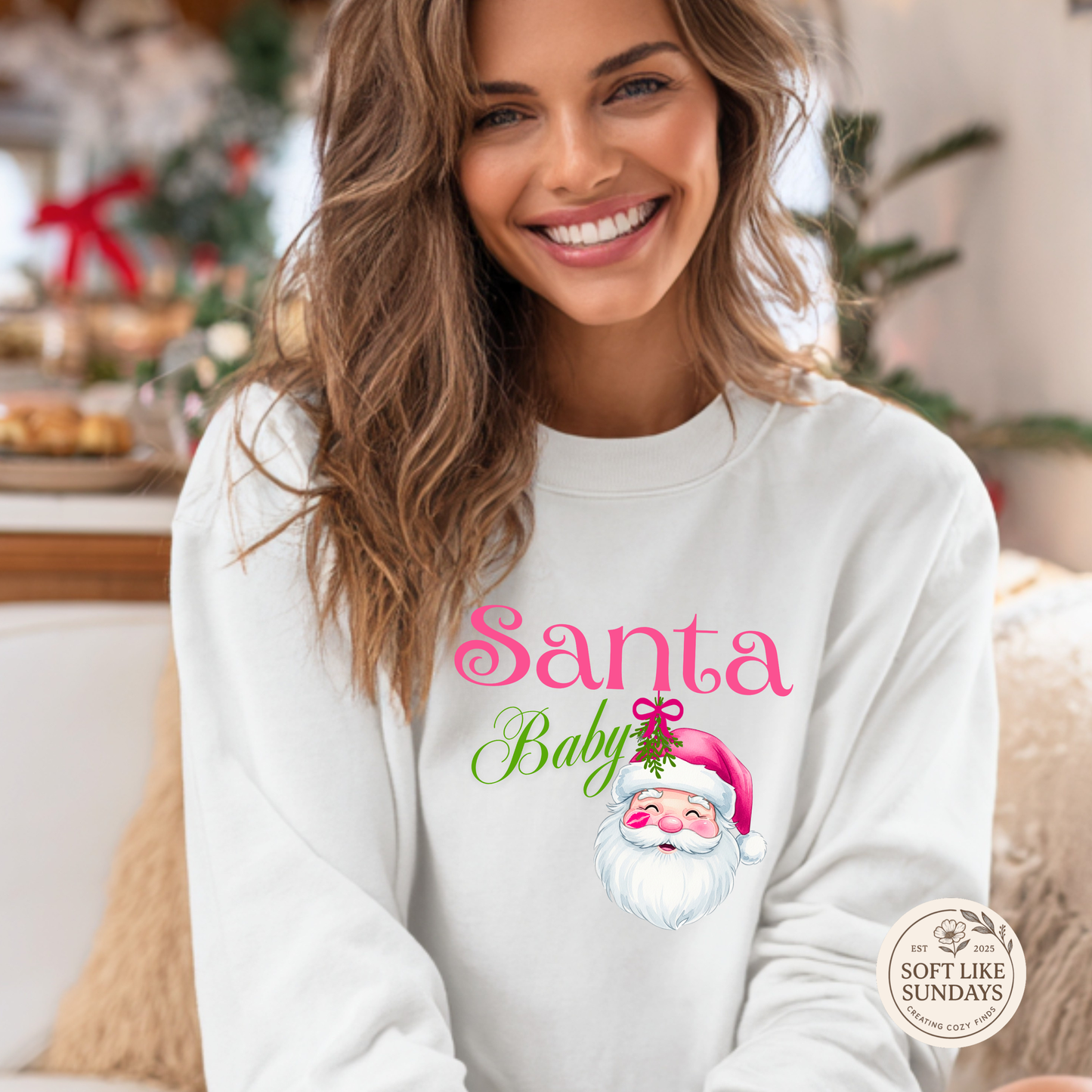 Santa Baby Crewneck Sweatshirt