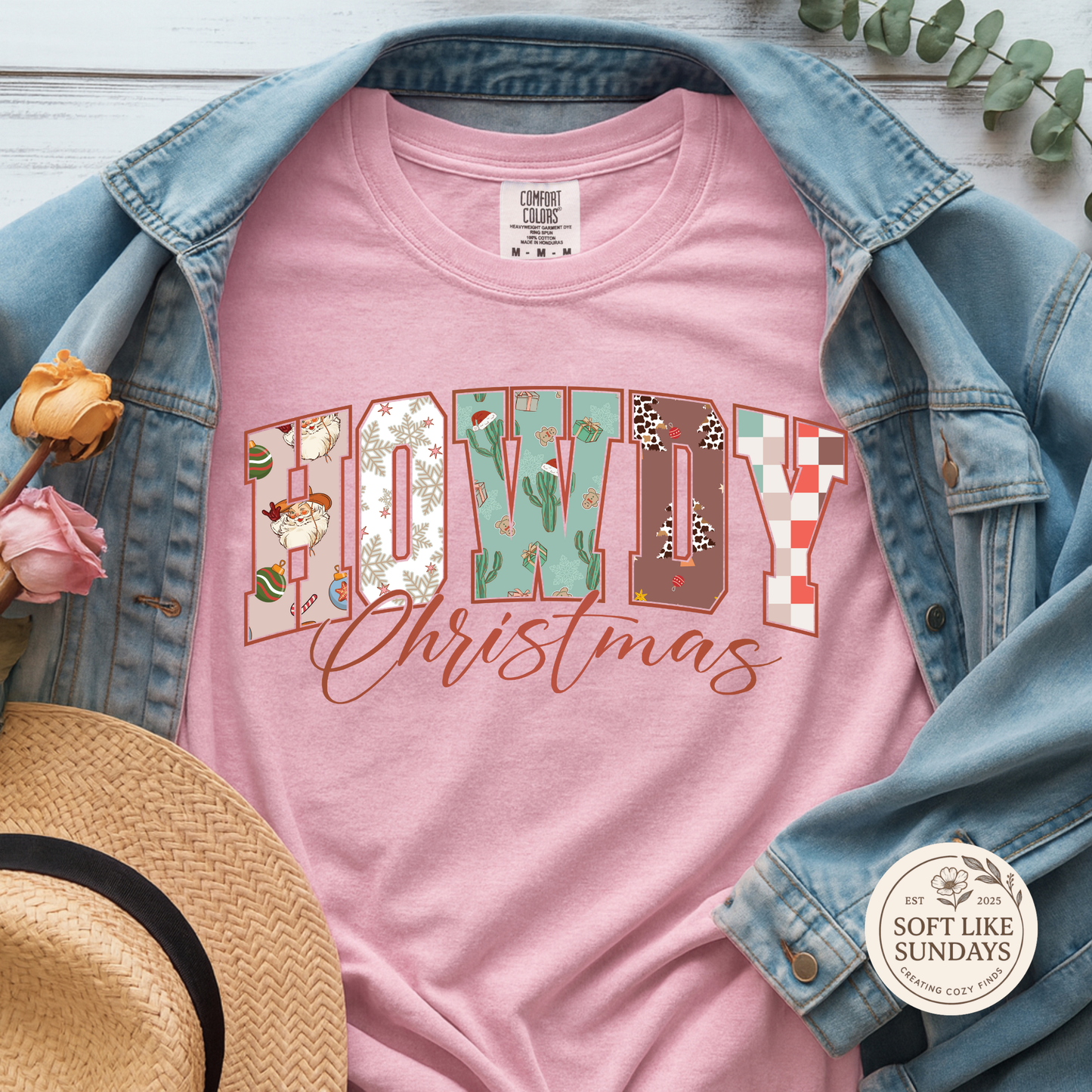 Howdy Christmas Southern Tee