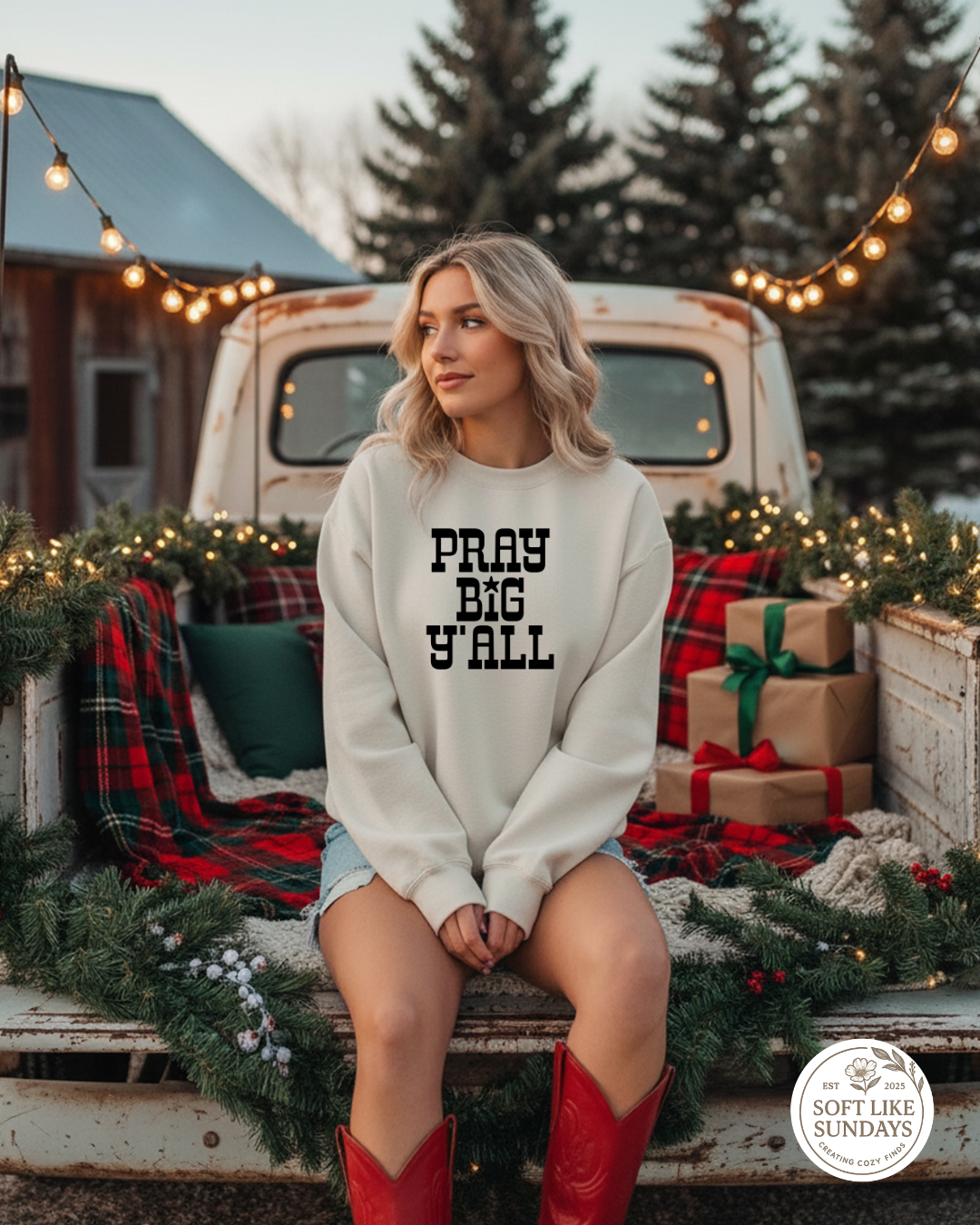 Pray Big Yall Sweatshirt